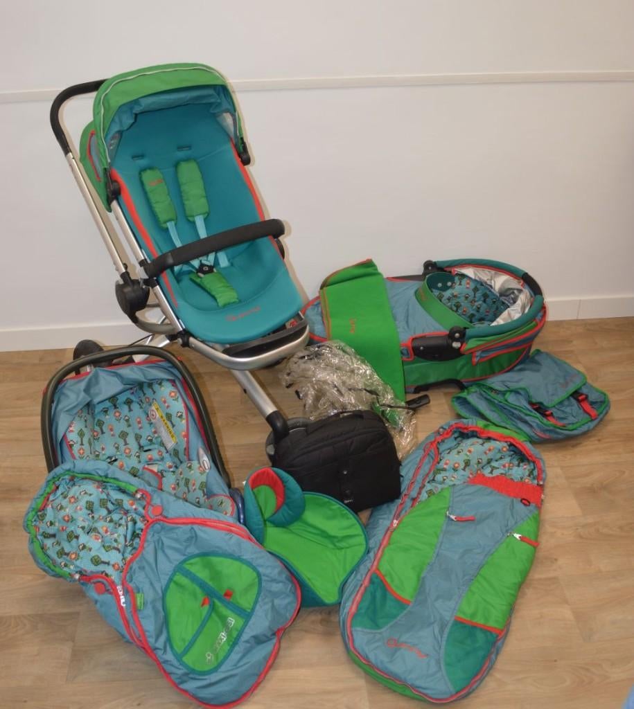 Kinderwagen, buggy, reiswieg, maxi cosi,.... volledige set, Poussette combi, Pneus, Enlèvement, Comme neuf