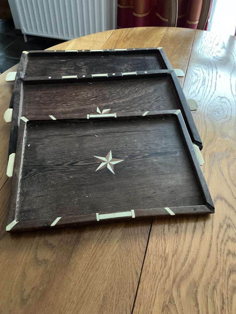 plateaux de table, Maison & Meubles, Enlèvement, Comme neuf, Rectangulaire, Bois