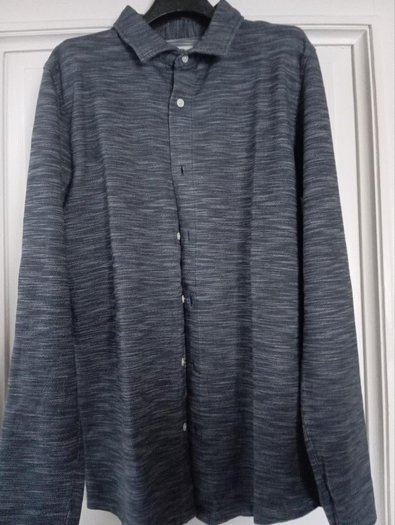 SELECTED homme - gilet à manches longues panaché gris, M, Enlèvement ou Envoi, Comme neuf, Gris