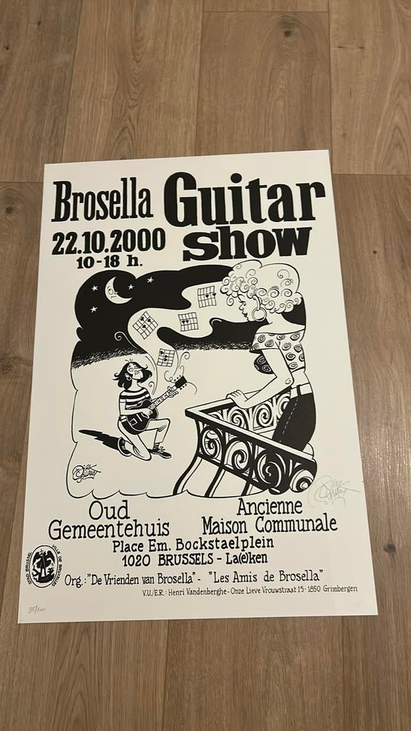 Dirk stallaert luxe prent genummerd en gesigneerd 2000, Ophalen of Verzenden, Nieuw