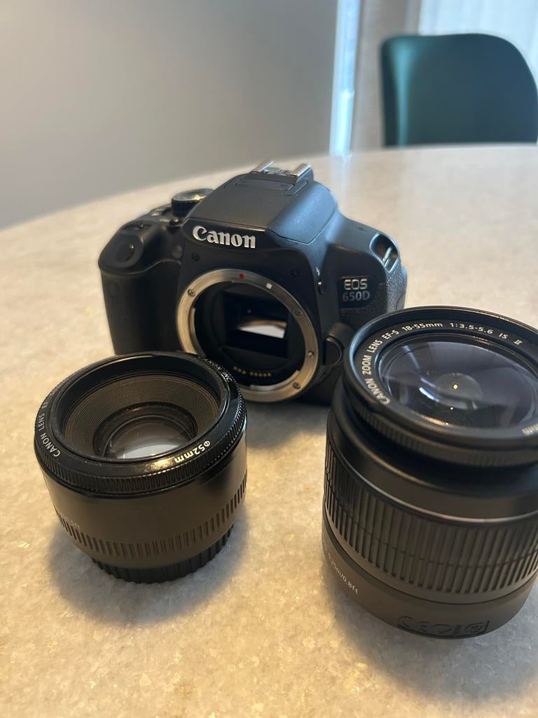 Canon 650d, Enlèvement, Comme neuf