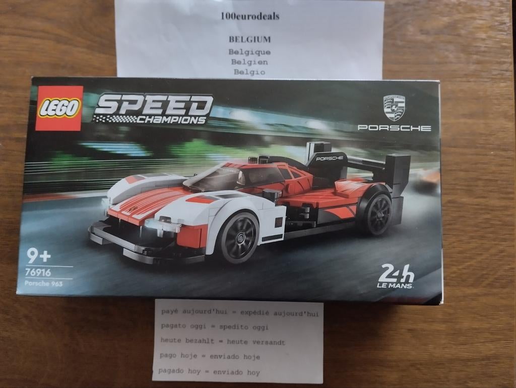 Lego Speed 76916 Porsche 963 Le Mans 24 heures, Enfants & Bébés, Jouets | Duplo & Lego, Neuf, Lego, Ensemble complet, Envoi