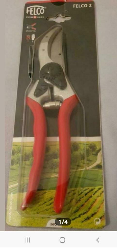 sécateurs4,6,droitier et 9 gaucher, Enlèvement