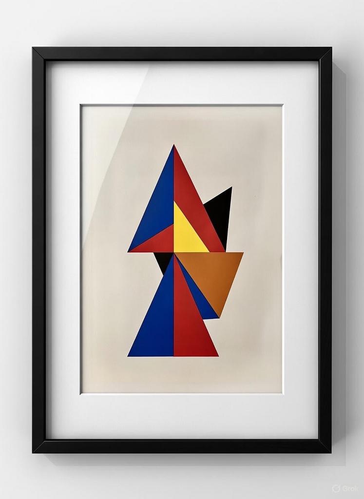 Crossroads of energy (Abstract Geometric), Ophalen of Verzenden