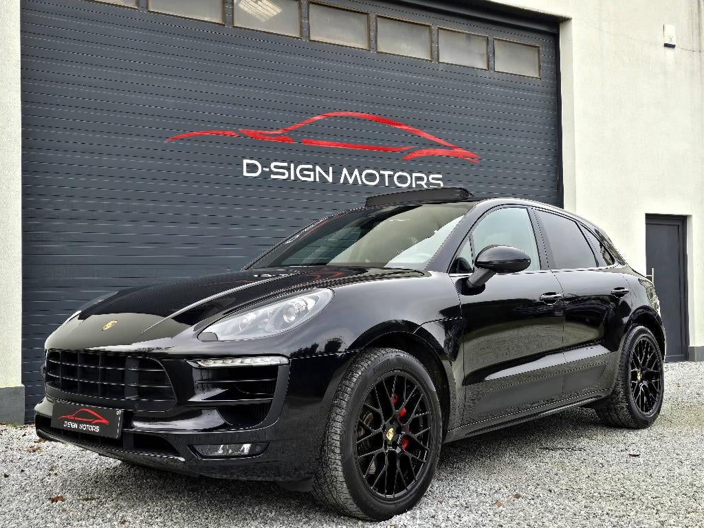 PORSCHE MACAN GTS 3.0 V6 BI-TURBO PDK (360pk) 2016 152.670km, Auto's, Porsche, Automaat, Zwart, Leder, 5 zetels