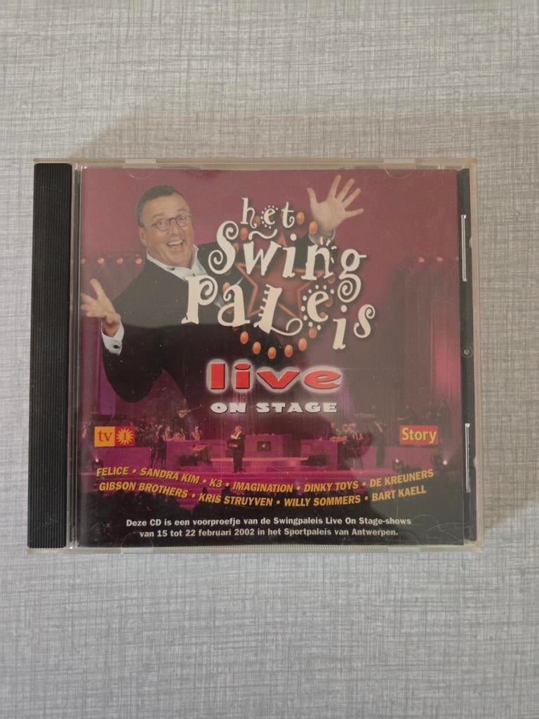 Het Swingpaleis live on stage., Cd's en Dvd's, Ophalen of Verzenden