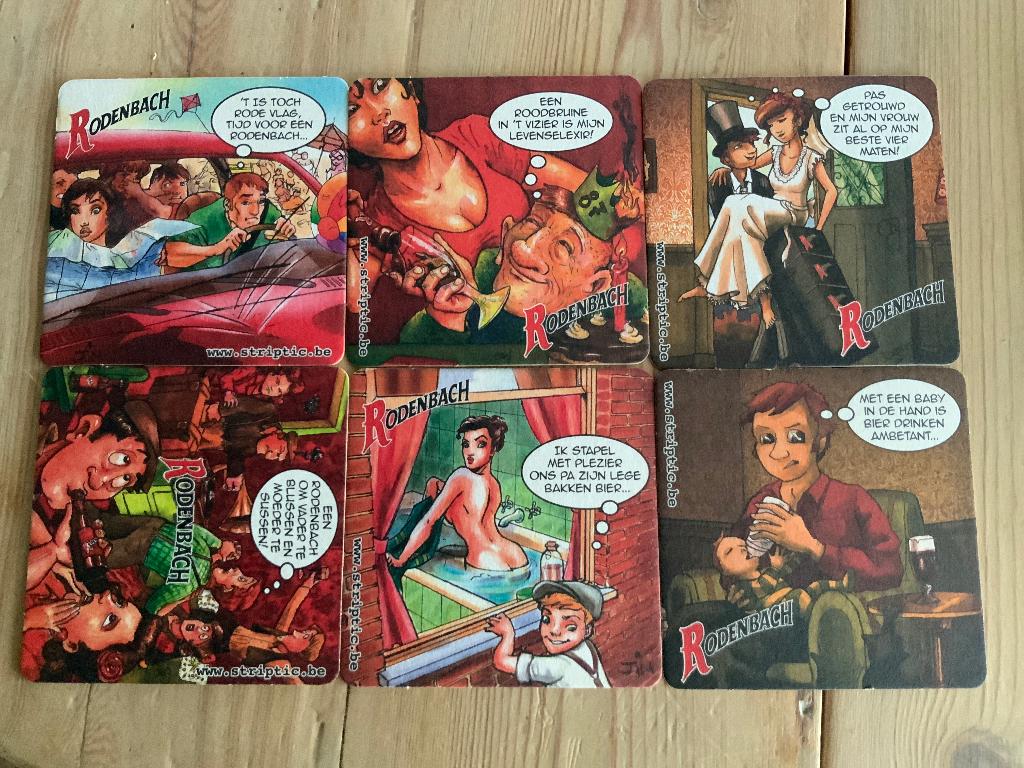 Bierviltjes Rodenbach, Verzamelen, Ophalen of Verzenden, Zo goed als nieuw, Viltje(s), Overige merken