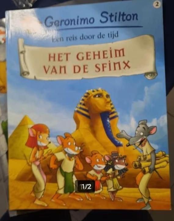 OUDE STRIPS GERONIMO STILTON NRS 2 EN 3, Boeken, Stripverhalen, Meerdere stripboeken, Ophalen of Verzenden, Zo goed als nieuw