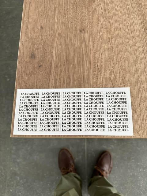 La Chouffe set sticker klein, Ophalen of Verzenden, Nieuw, Reclamebord, Plaat of Schild, Overige merken