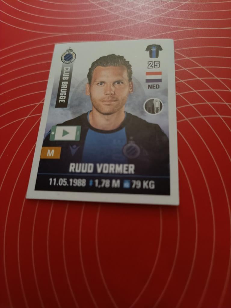 Sticker Ruud Vormer Club Brugge 2019/20 Pro LEAGUE, Verzamelen, Ophalen of Verzenden