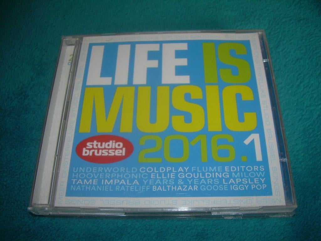 2 CD S - STUDIO BRUSSEL - LIFE IS MUSIC - 2016 . 1, Ophalen of Verzenden, Zo goed als nieuw, Pop