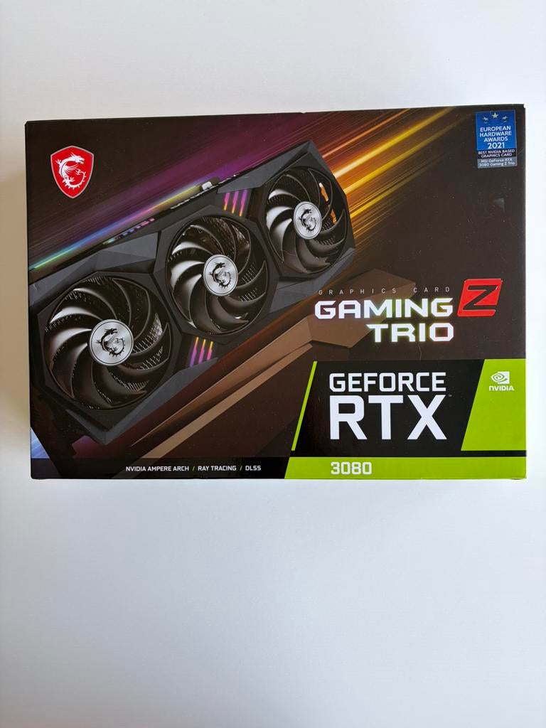 Nieuwe Graphics card MSI GeForce RTX 3080 Gaming Z Trio 10G, Computers en Software, Videokaarten, Ophalen, GDDR6, PCI-Express 4
