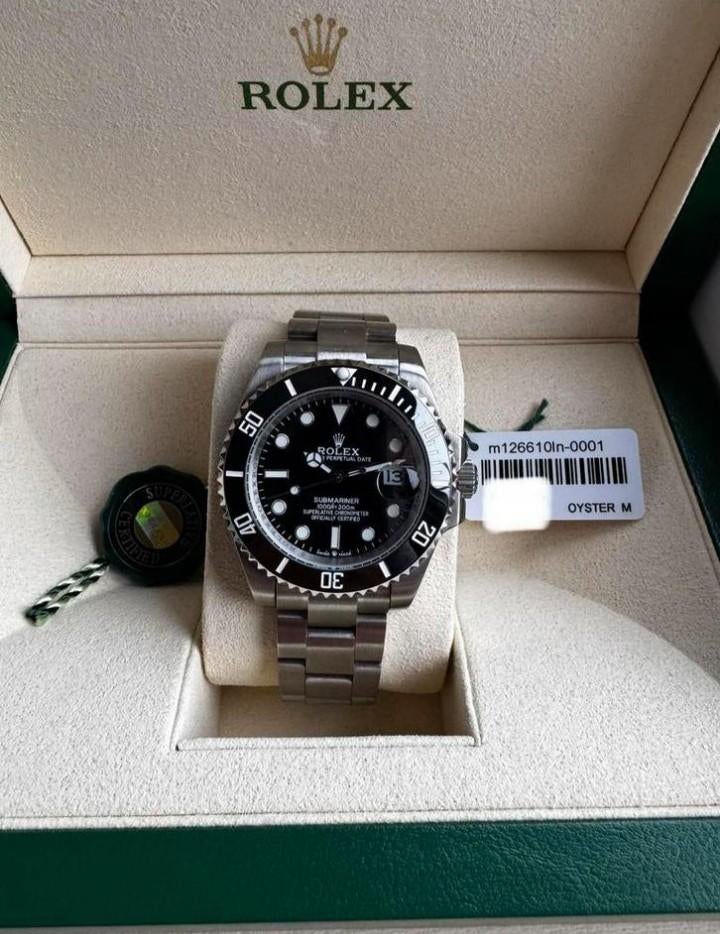 Rolex Submariner Black Date, Enlèvement ou Envoi, Acier, Acier, Rolex