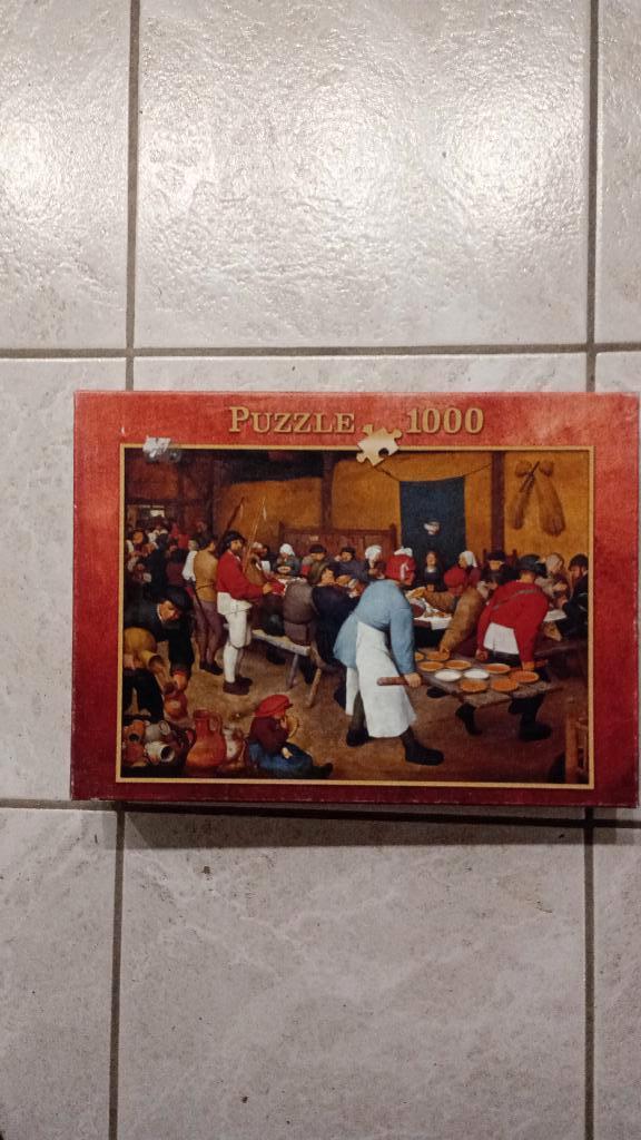 Puzzle 1000 STUKS, Ophalen, 500 t/m 1500 stukjes, Zo goed als nieuw, Legpuzzel