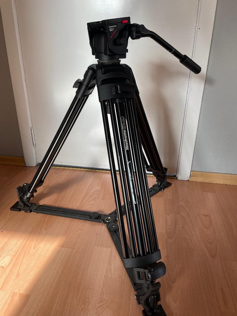 Manfrotto statief, Ophalen, Gebruikt, Driepoot, 175 cm of meer