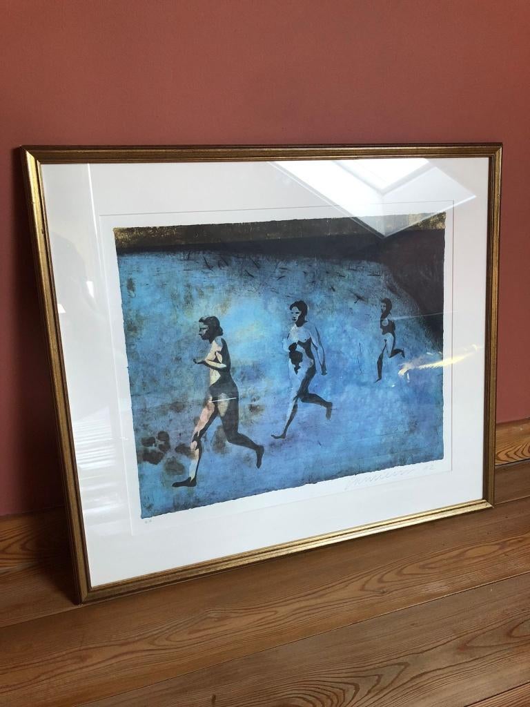 Lithografie Jan Vanriet '92 - Epreuve d'artiste (E.A.), Enlèvement