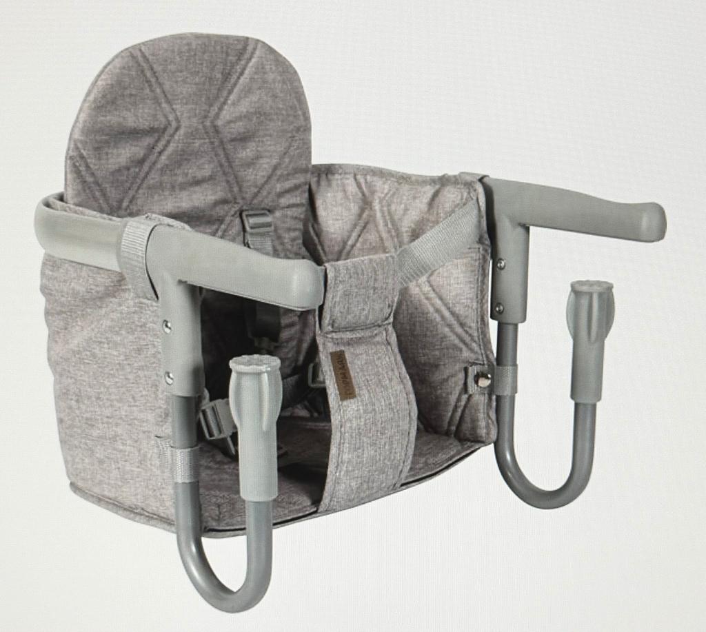 tafel hangstoel. grijs, Ophalen, Zo goed als nieuw, Hangstoel, Gordel(s)