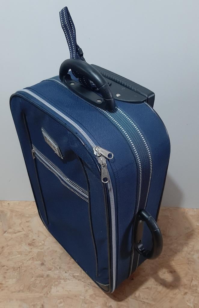 Handbagage 2 wielen - trolley blauw - 30 l, Moins de 40 cm, Roulettes, 55 à 75 cm, Comme neuf