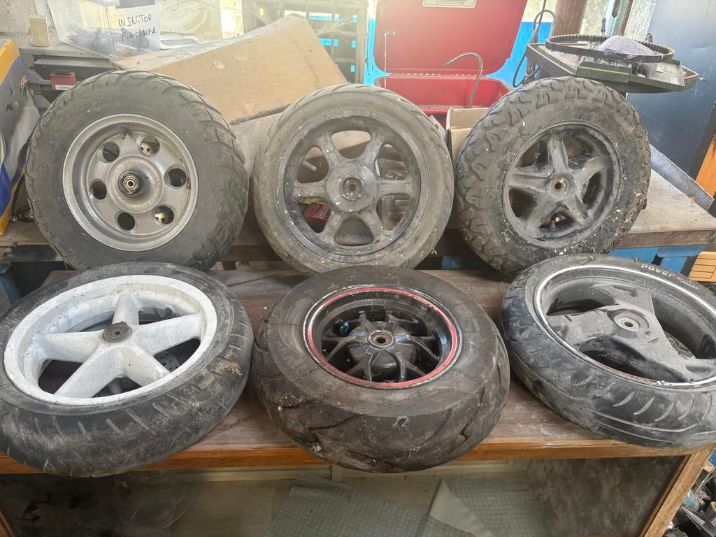 Scooter velgen Mbk Booster/Aerox/Aprilia lot !, Vélos & Vélomoteurs, Enlèvement, Comme neuf, Aprilia