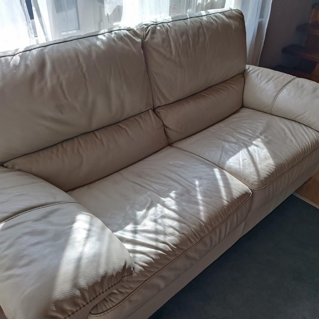 Canapé cuir 3 places, Enlèvement, Cuir