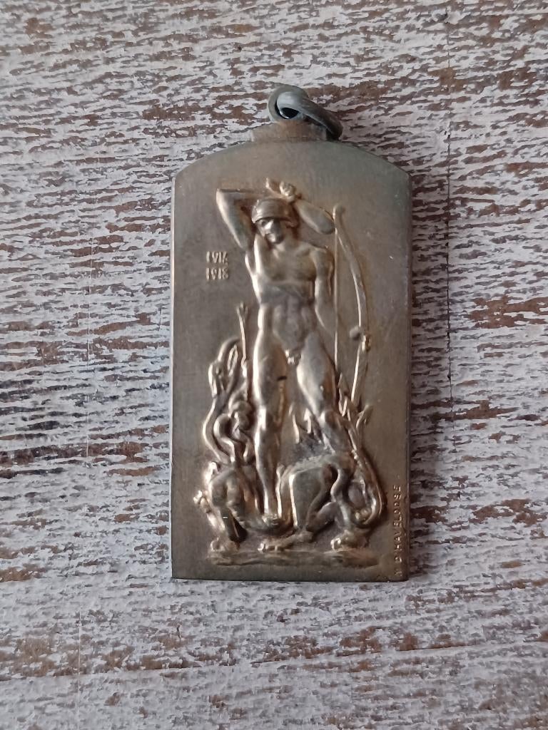 ww1 medaille slachtoffers KBVB URBSFA  1926, Ophalen of Verzenden, Brons