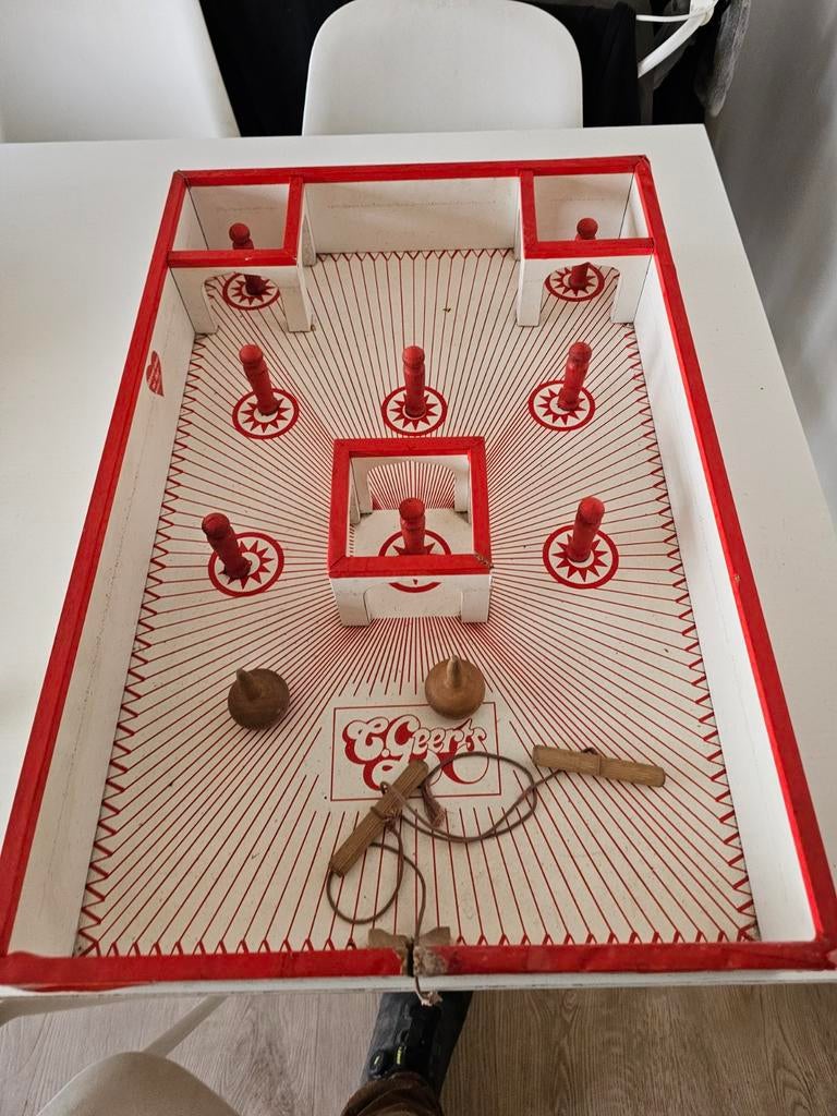 jeu de billes vintage en bois du fabricant C. Geerts., Enlèvement