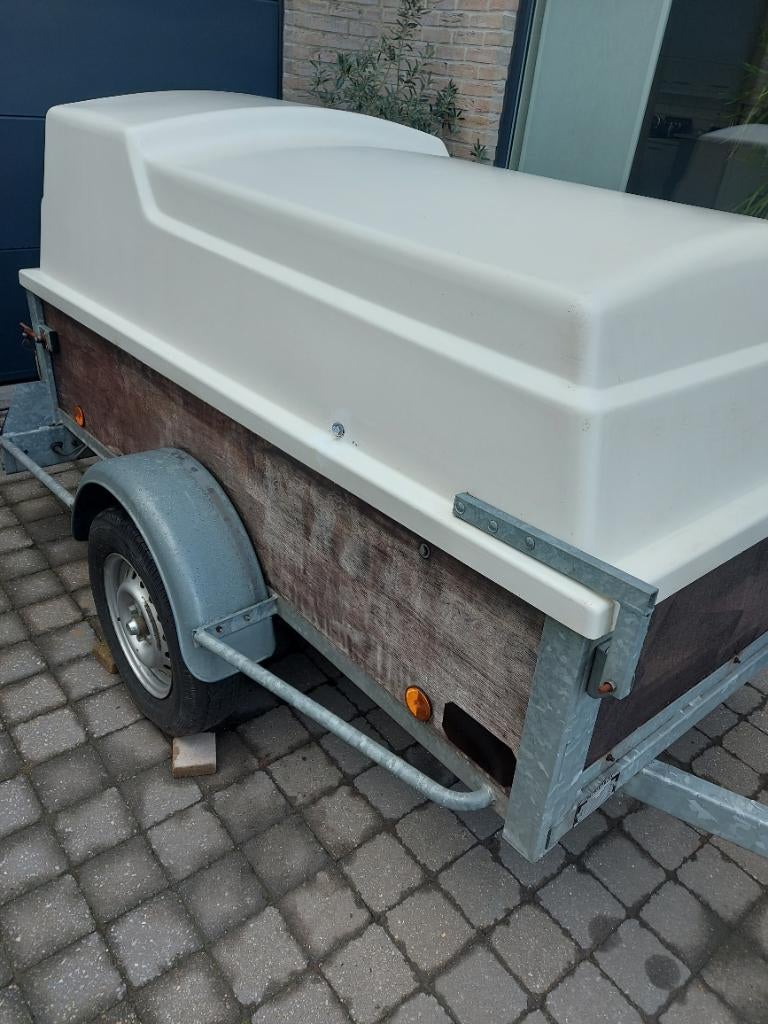 Gesloten aanhangwagen, Auto diversen, Aanhangers en Bagagewagens, Ophalen, Gebruikt