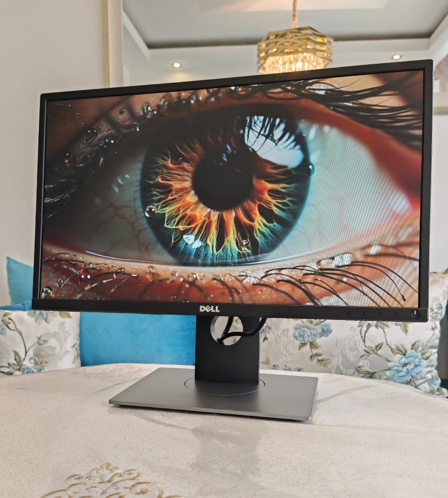 Dell WLED 24-inch Full HD-pc-scherm, Dell, HDMI, In hoogte verstelbaar, 60 Hz of minder