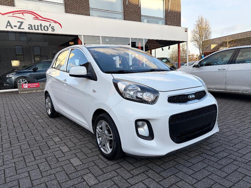 Kia Picanto benzine 1e eigenaar, Auto's, Voorwielaandrijving, Stof, 48 kW, Wit