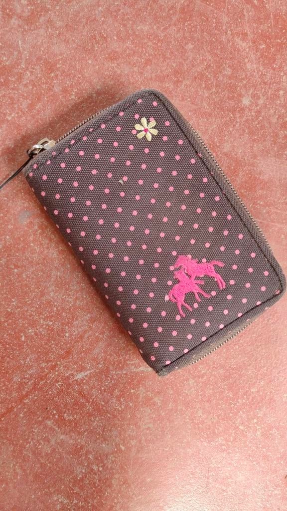 Portemonnee jeugd, Handtassen en Accessoires, Portemonnees, Ophalen of Verzenden, Gebruikt, Bruin