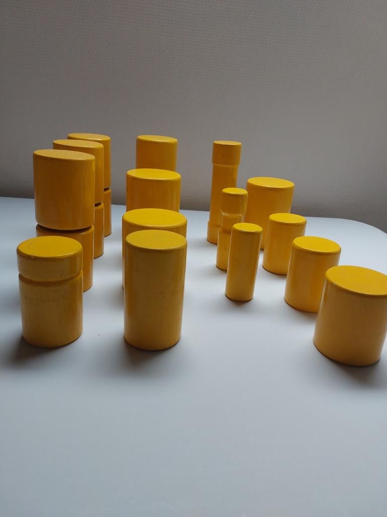 blocs de forme en bois/blocs éducatifs — 33 pièces, Enlèvement