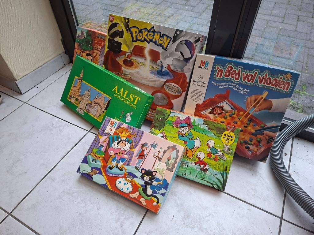 Gezelschapsspelletjes puzzels, speelgoed, Hobby en Vrije tijd, Gezelschapsspellen | Overige, Een of twee spelers, Ophalen, Zo goed als nieuw