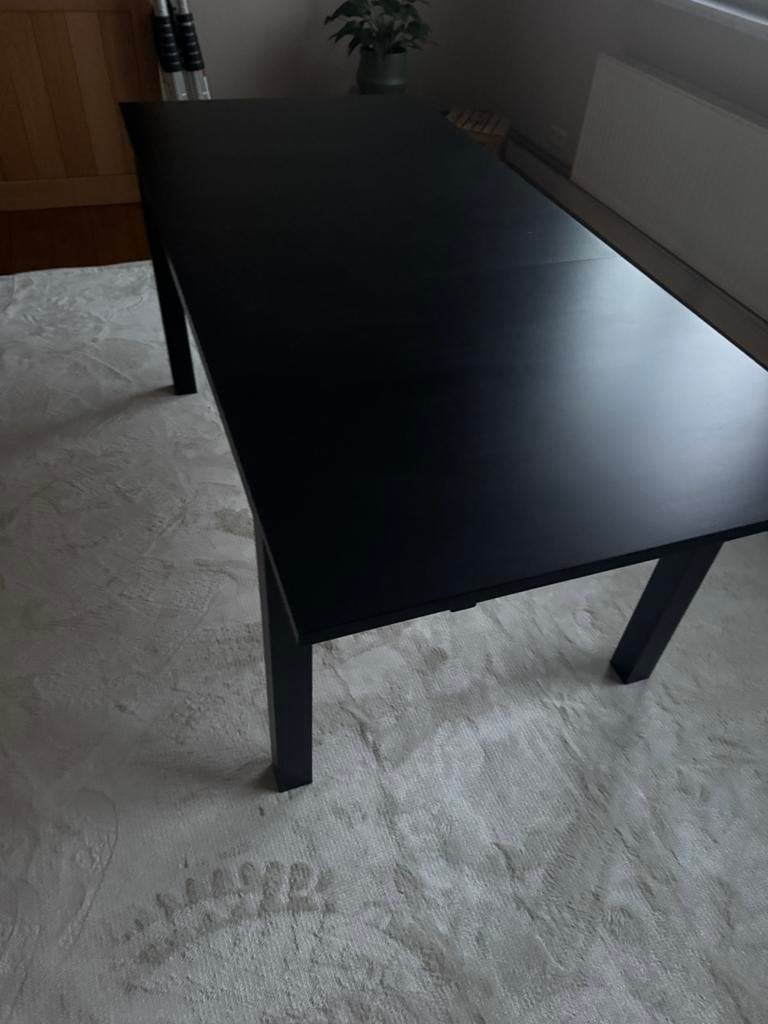 Uitschuifbare eettafel ikea, Comme neuf, Enlèvement, 50 à 100 cm, Rectangulaire