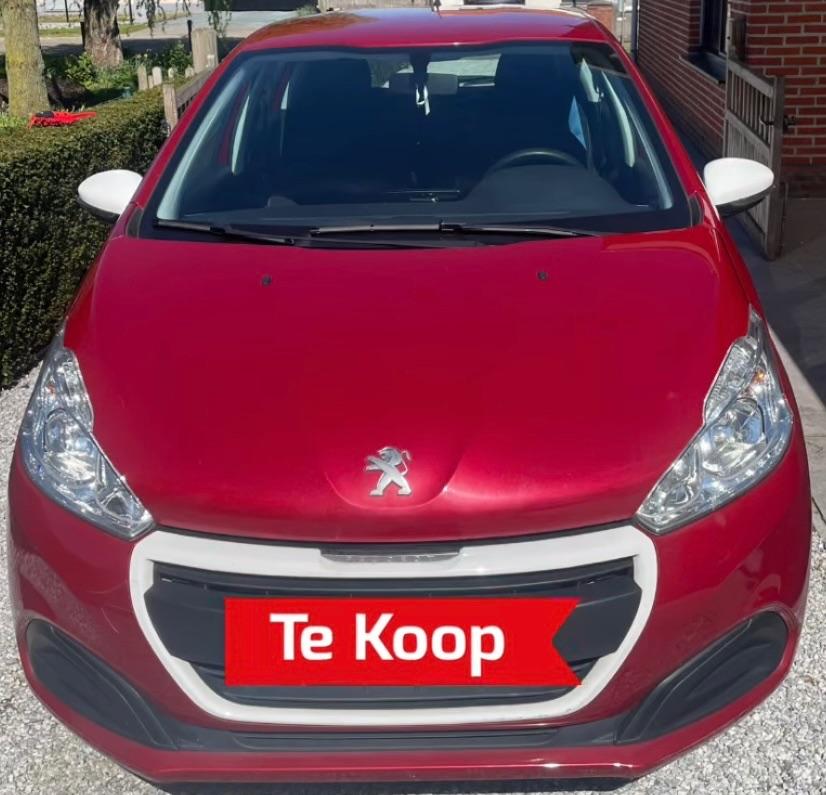 Auto Peugeot 208 like editie, Rouge, Achat, Euro 6, Boîte manuelle