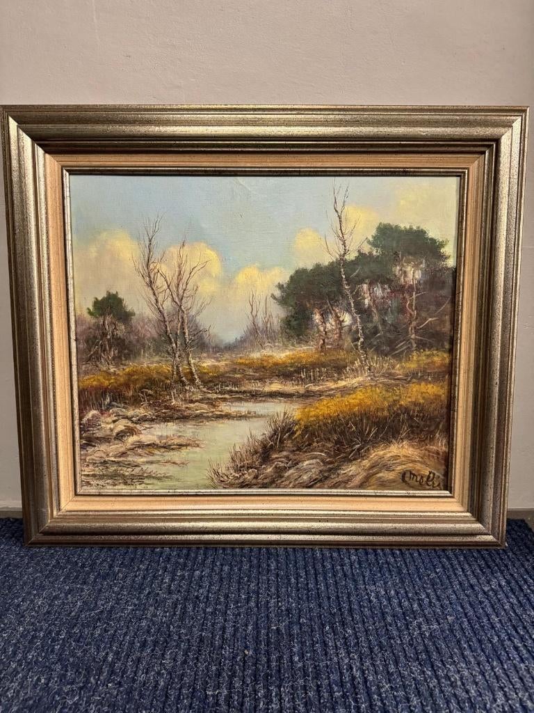 Schilderij Karel Melis, Antiek en Kunst, Ophalen