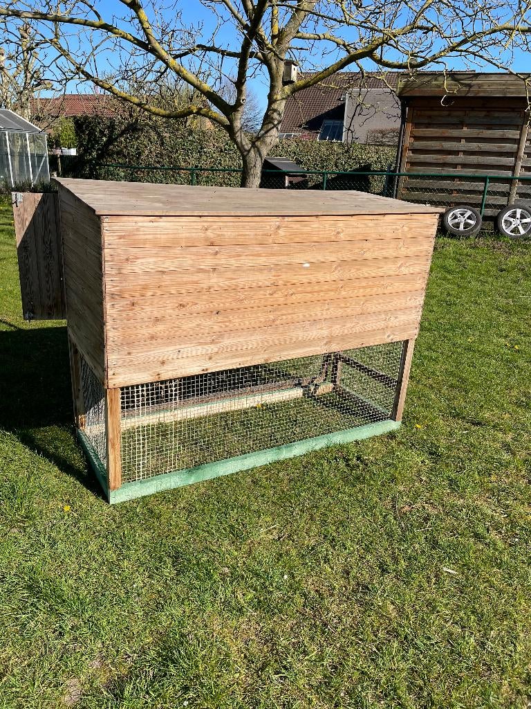 Konijnenhok te koop, Dieren en Toebehoren, Ophalen, Gebruikt, Hok, Konijn