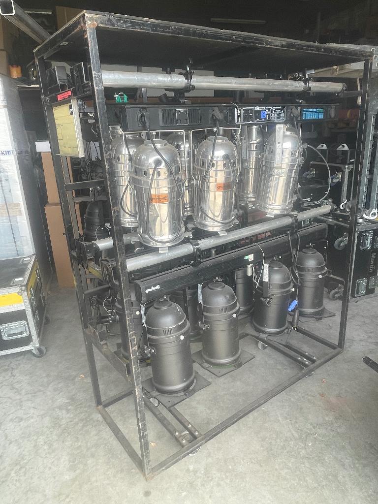 PAR64 - Parren kar met dimmers (4bars), Muziek en Instrumenten, Ophalen, Gebruikt, Licht