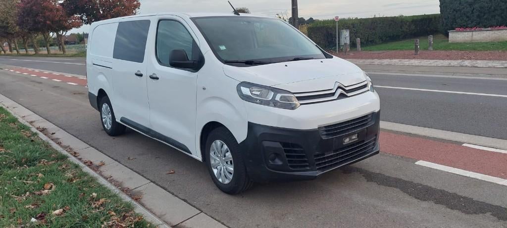 Citroën Jumpy - 2021- Euro 6d - 59000 KM, Auto's, Euro 6, 4 cilinders, Overige bekleding, Wit