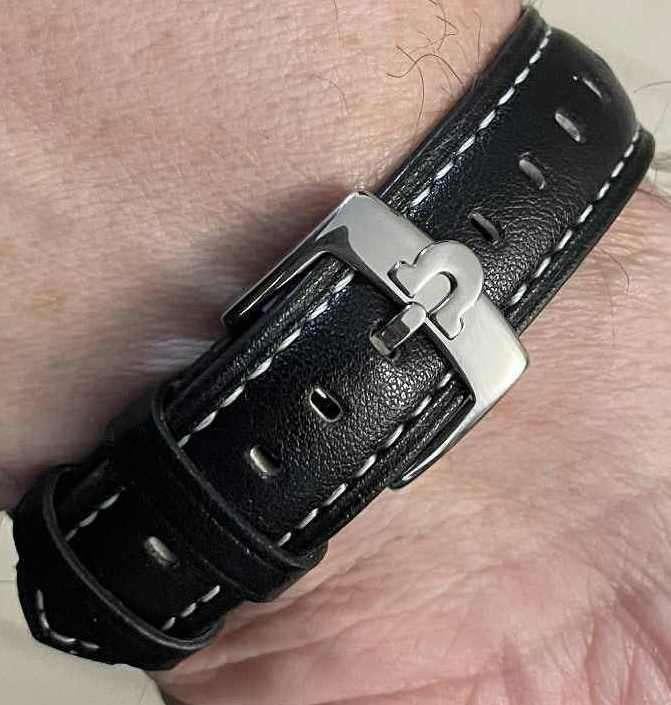 Montre OMEGA , bracelet pour montre OMEGA, Cuir, Acier, Enlèvement, Omega