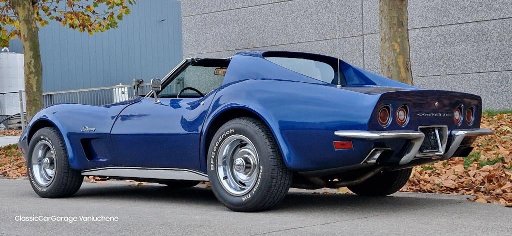 Chevrolet Corvette C3 Stingray, Auto's, Chevrolet, Automaat, Achterwielaandrijving, 8 cilinders, Blauw