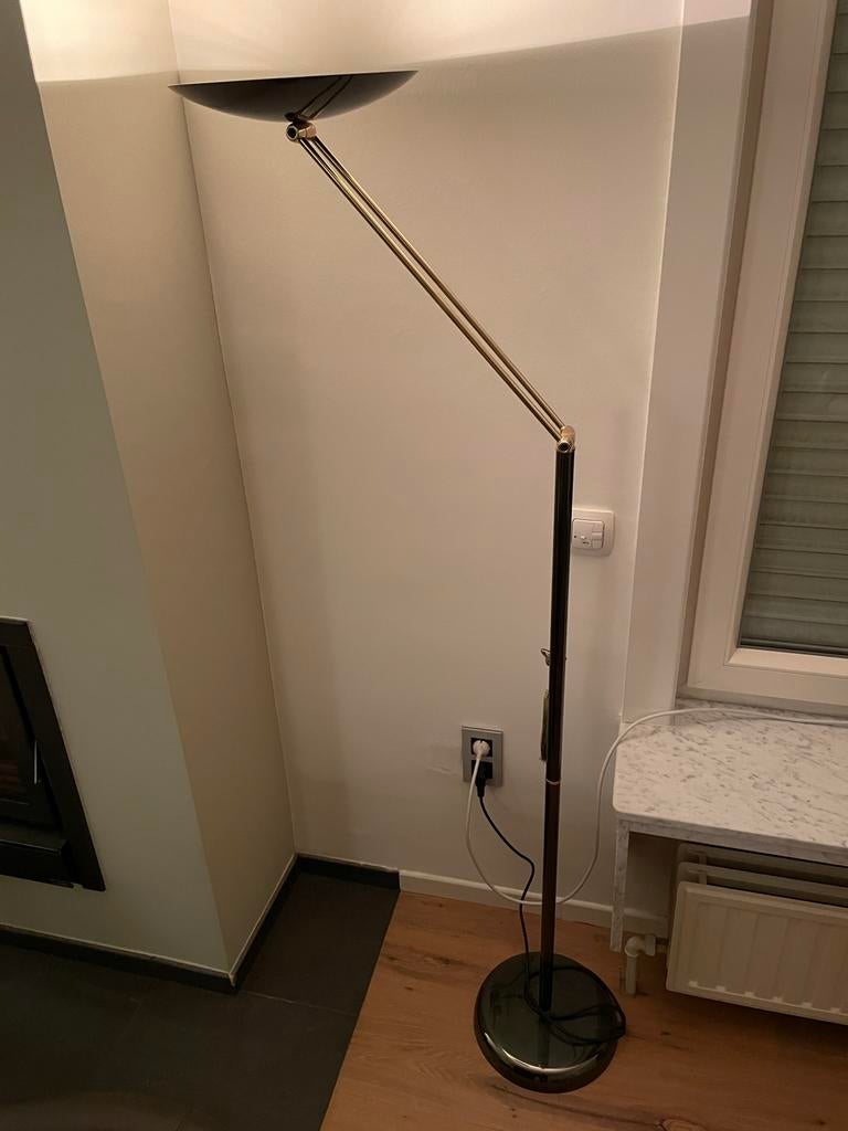Design staande lamp, Huis en Inrichting, Lampen | Vloerlampen, Ophalen, Zo goed als nieuw