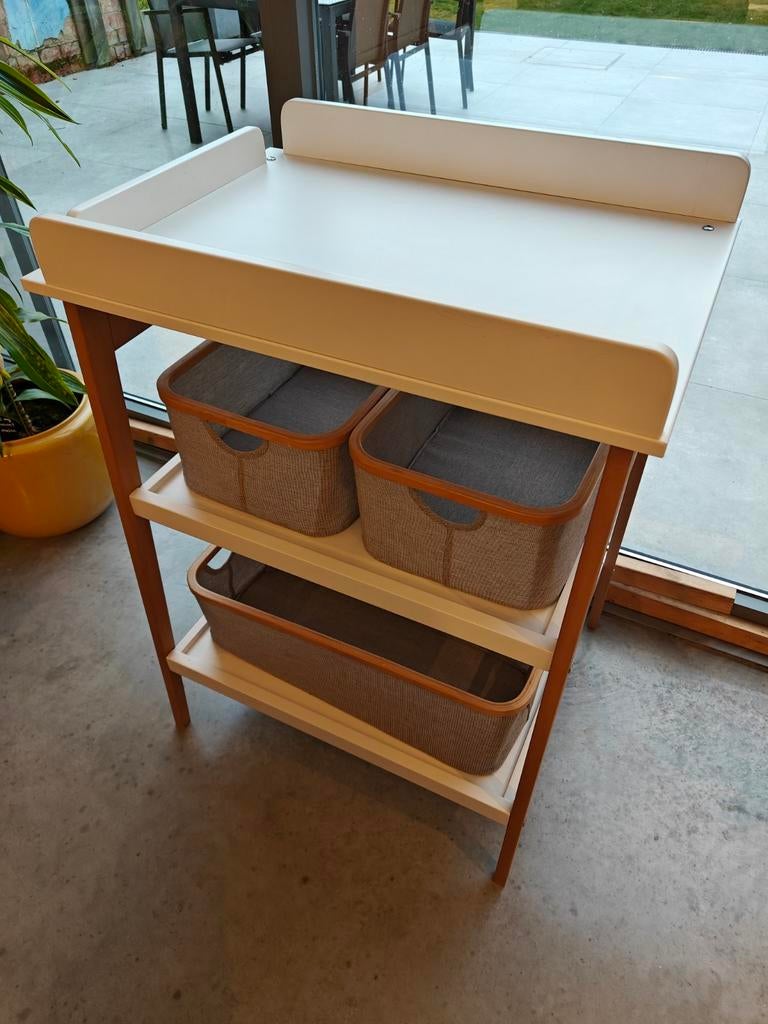 Quax verzorgingstafel + Quax manden + IKEA set, Enlèvement, Comme neuf