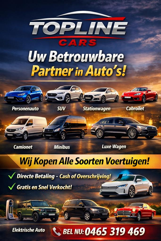 AUTO OPKOPER BELGIE TOPLINE CARS