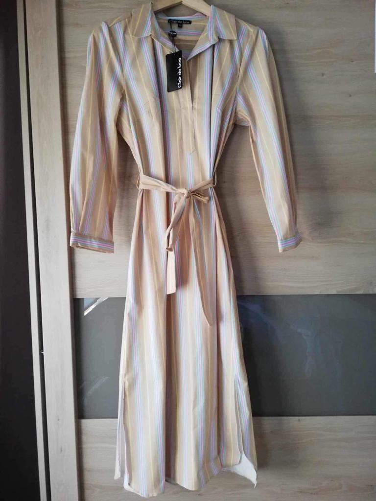 Nieuwe jurk 40, Kleding | Dames, Maat 38/40 (M), Beige, Nieuw, Ophalen of Verzenden