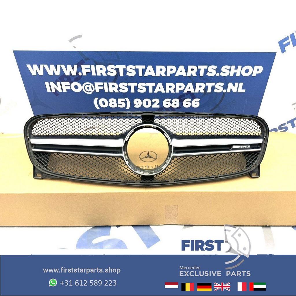 W156 GLA45 AMG GRIL ORIGINEEL Mercedes GLA 45 GRILLE 2013-20, Auto-onderdelen, Gebruikt, -, Ophalen of Verzenden, -