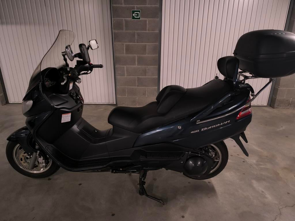 Suzuki Burgman 400 blauw mooie staat, Fietsen en Brommers, Ophalen of Verzenden