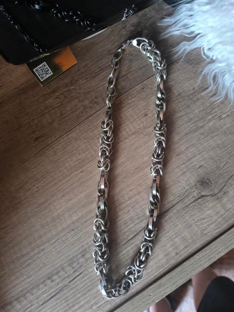 grote zilveren heren ketting 925, Enlèvement