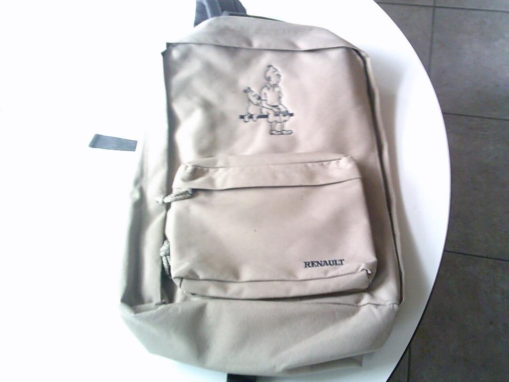 rugzak kuifje renault, Verzamelen, Ophalen, Kuifje, Zo goed als nieuw, Gebruiksvoorwerp