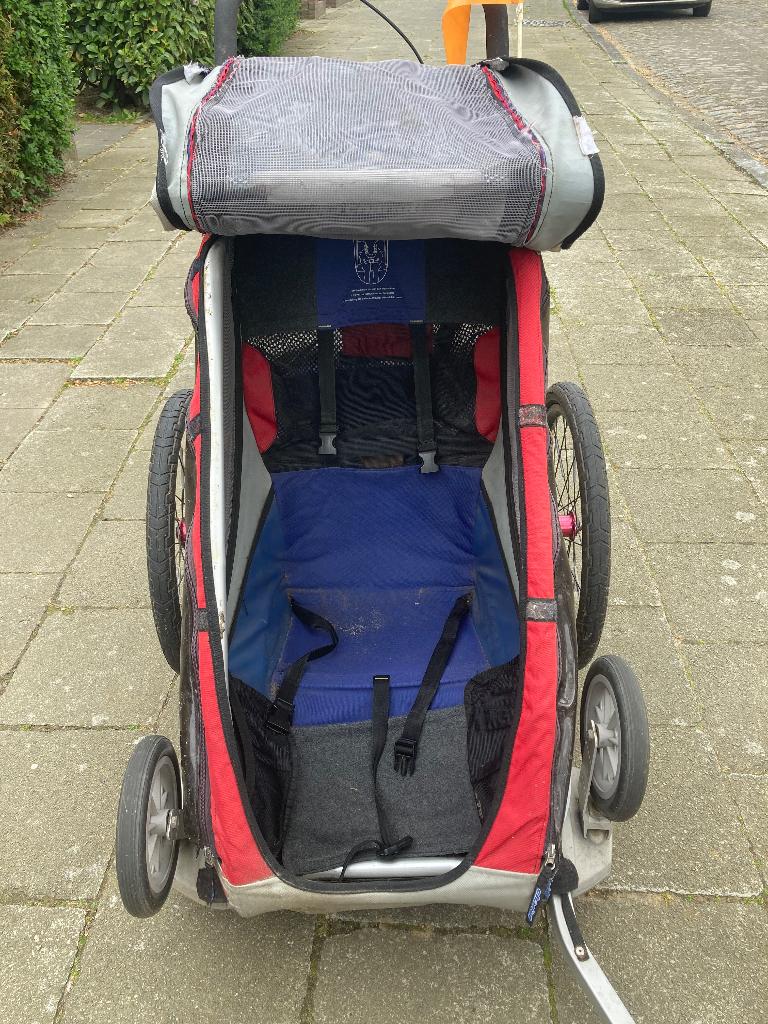 Fietskar chariot Thule, Fietsen en Brommers, Ophalen, Gebruikt, Aanhangfiets, Thule