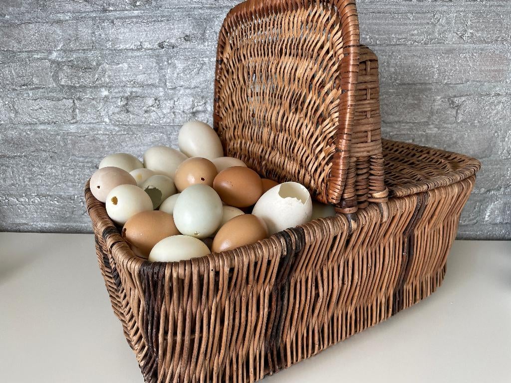 pasen groot lot paasversiering en mandjes allerlei, Diversen, Pasen, Gebruikt, Ophalen